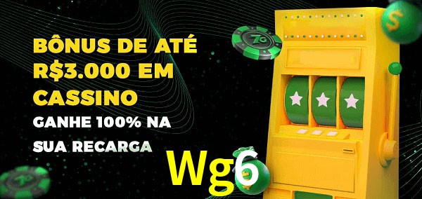 Wg6 melhor bônus de depósito